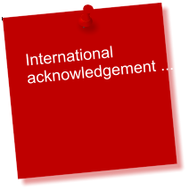 International acknowledgement ...